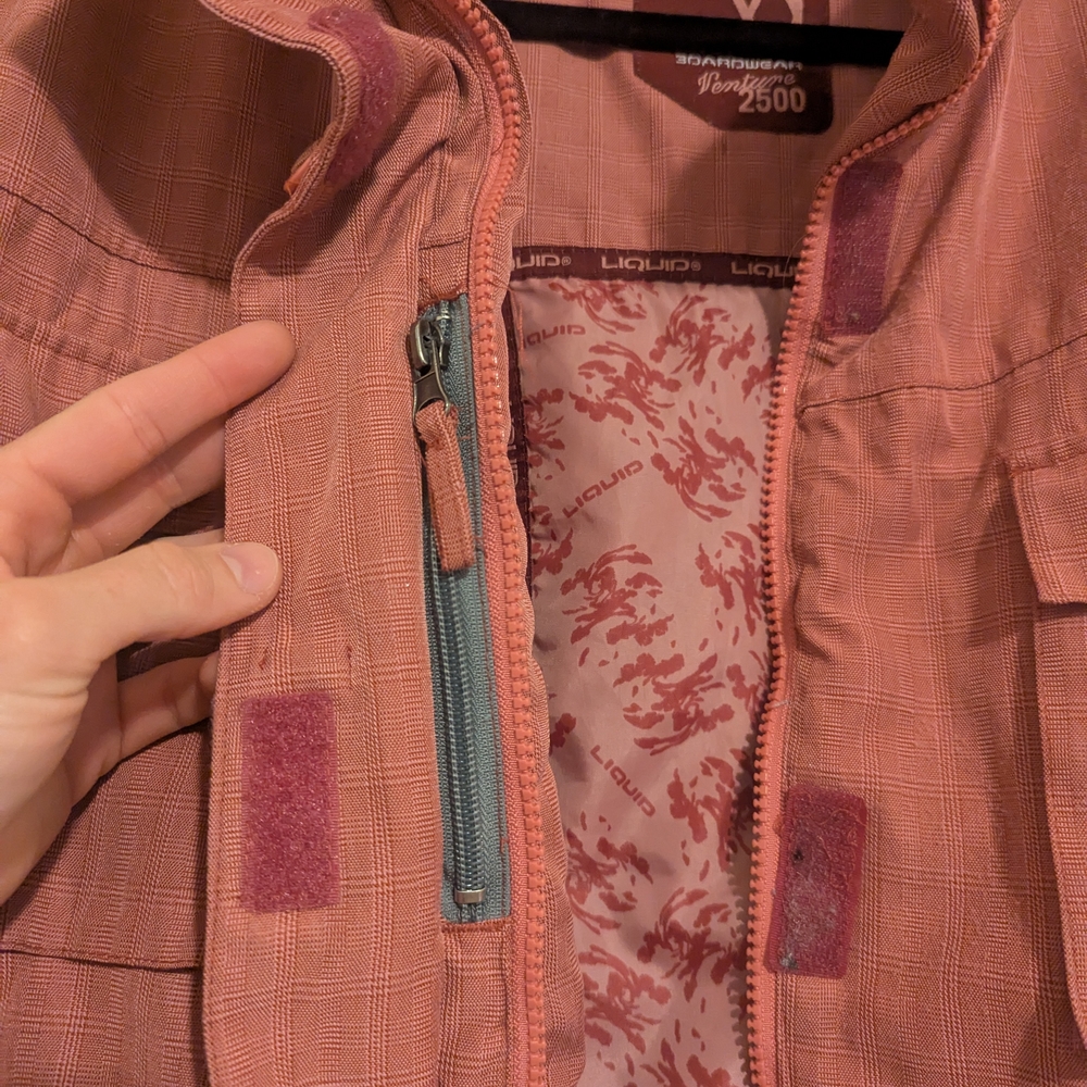 Liquid Pink Jacket With Pockets - image 6